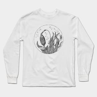 Fish Bait Illustration Long Sleeve T-Shirt